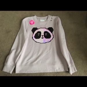 Flip sequin sweatshirt